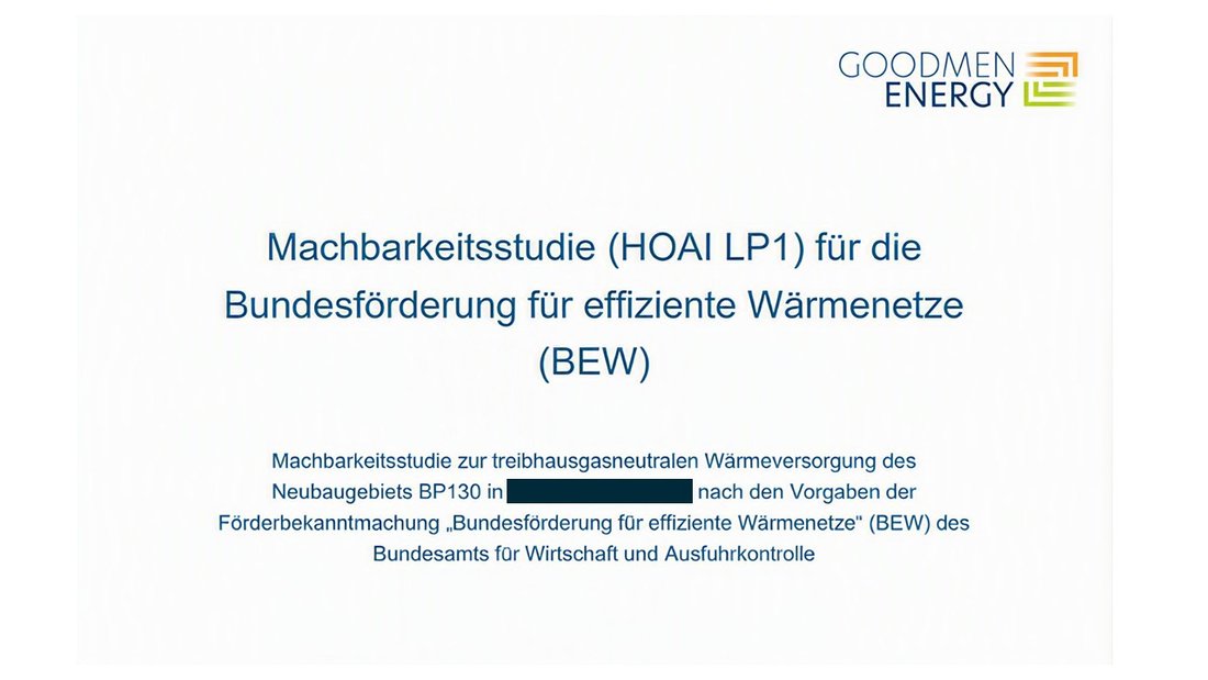Titelbild einer Machbarkeitsstudie Modul 1