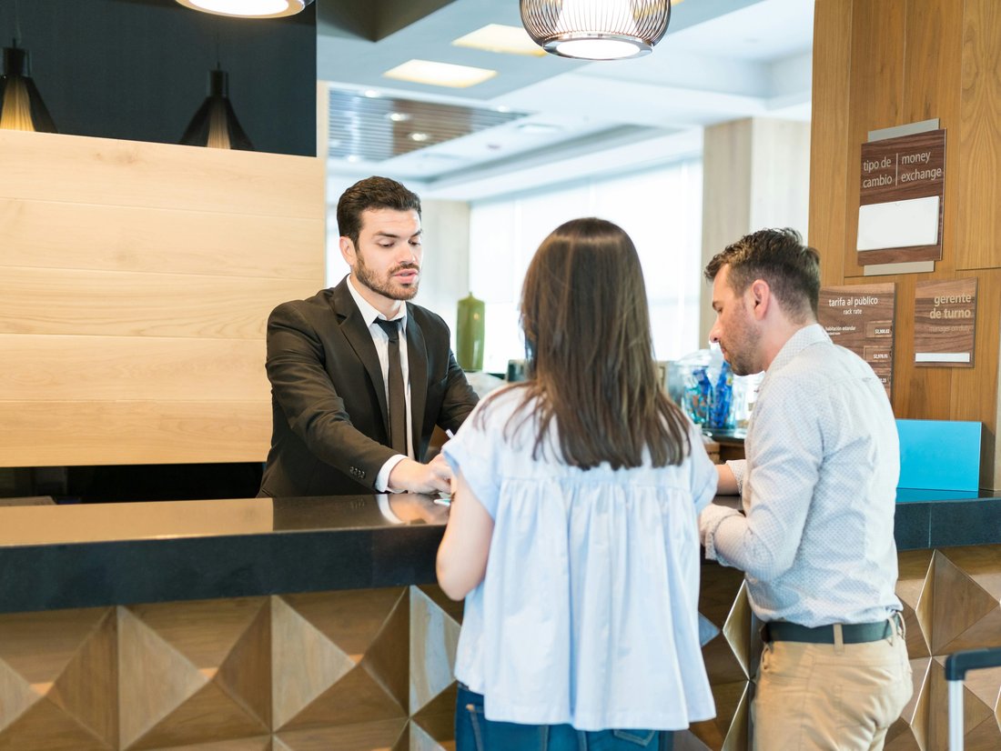 Reception with hotelguests